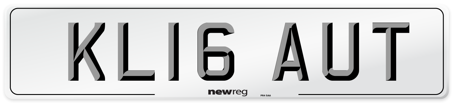 KL16 AUT Number Plate from New Reg